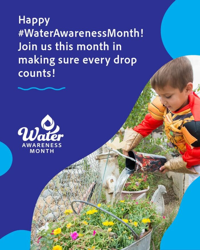 Happy #WaterAwarenessMonth! Join us this month in making sure every drop counts! Learn how you can make a water-saving difference at: www.palmdalewater.org. 💧💙
----------------------
¡Feliz #MesDelAgua! ¡Únete a nosotros este mes para asegurarte de que cada gota cuenta! Descubre cómo puedes ahorrar agua en: www.palmdalewater.org. 💧💙